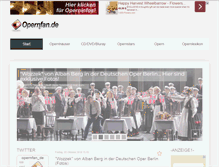 Tablet Screenshot of opernfan.de